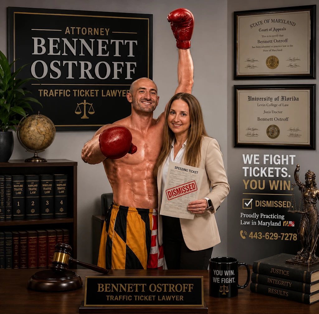 Maryland traffic attorney Ben Ostroff Maryland's Ticket Fighter